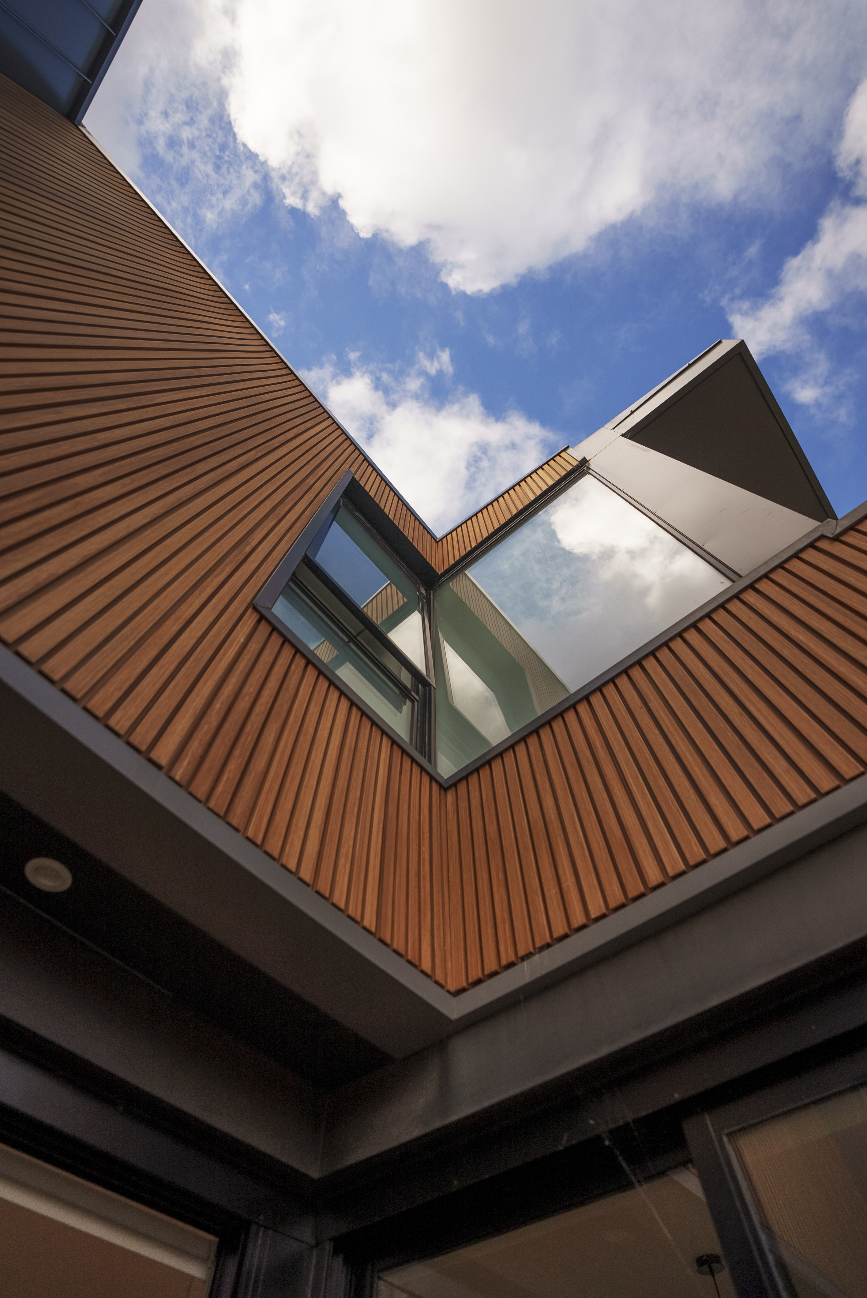 Completed exterior of the Blackshaws residential development