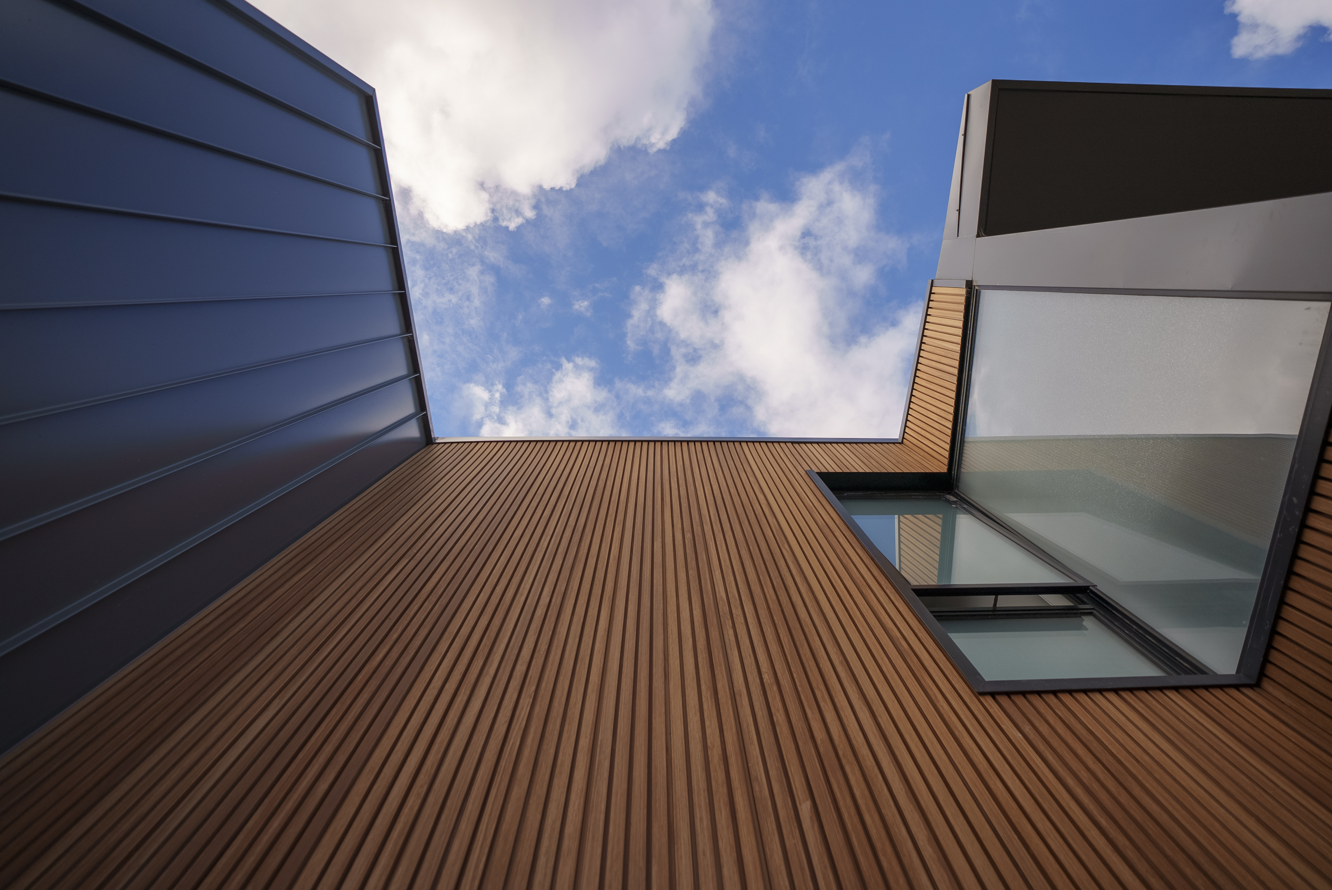 Exterior detail at the Blackshaws residential development